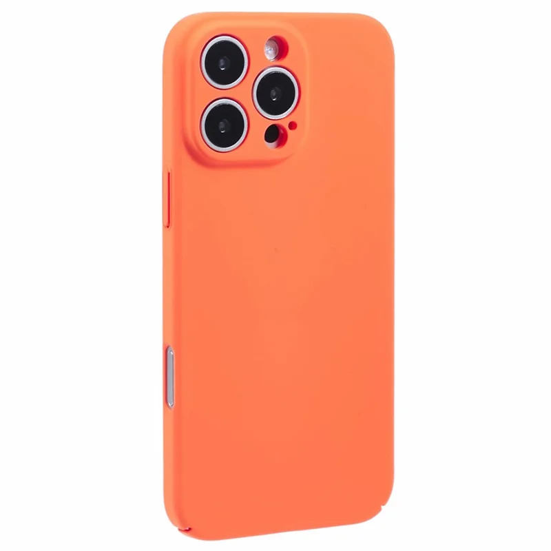 For iPhone 16 Pro Max Case Skin-Touch Rubberized Hard PC Phone Cover - Orange