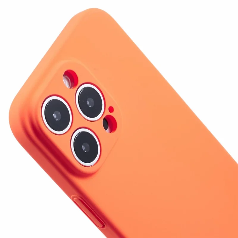 For iPhone 16 Pro Max Case Skin-Touch Rubberized Hard PC Phone Cover - Orange