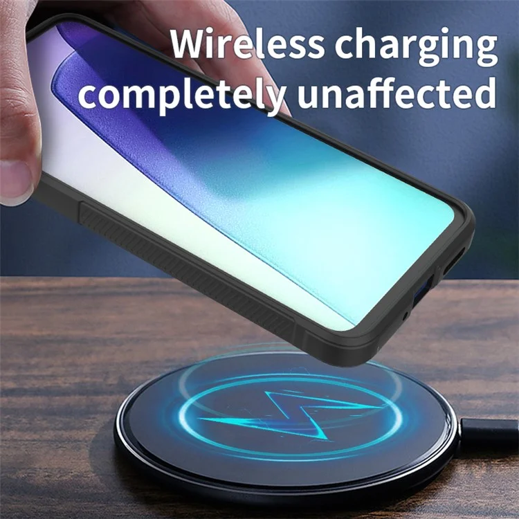 Pour Xiaomi Poco C75 4G / Redmi 14R 5G / 14C 4G Étui Anti-chute Soft TPU Rugged Housse de protection pour téléphone - Noir