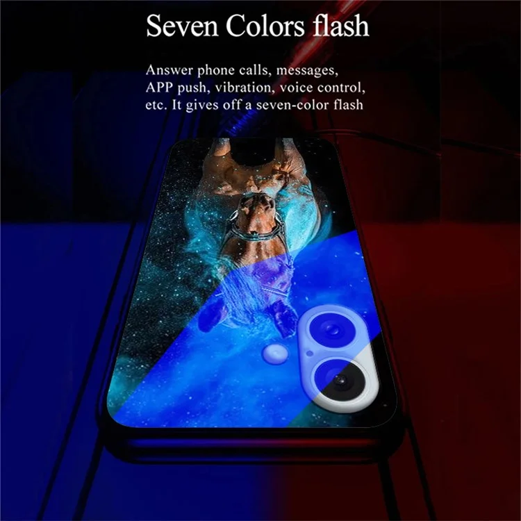 Для Iphone 16 Case Call Flash Series Печать - Звездный Конь