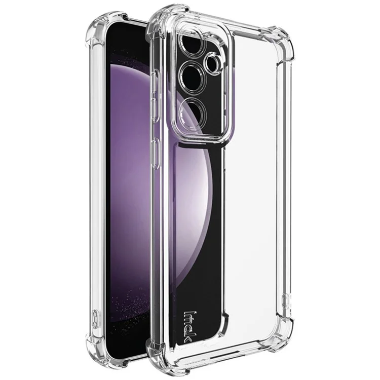 Capa IMAK UX-4 Series para Samsung Galaxy S23 FE Straight Frame Four Corner Shockproof Clear TPU