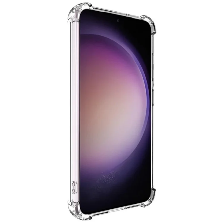 IMAK UX-4 Serie für Samsung Galaxy S23+ Case Straight Frame Four Corner Stoßfeste klare TPU-Abdeckung