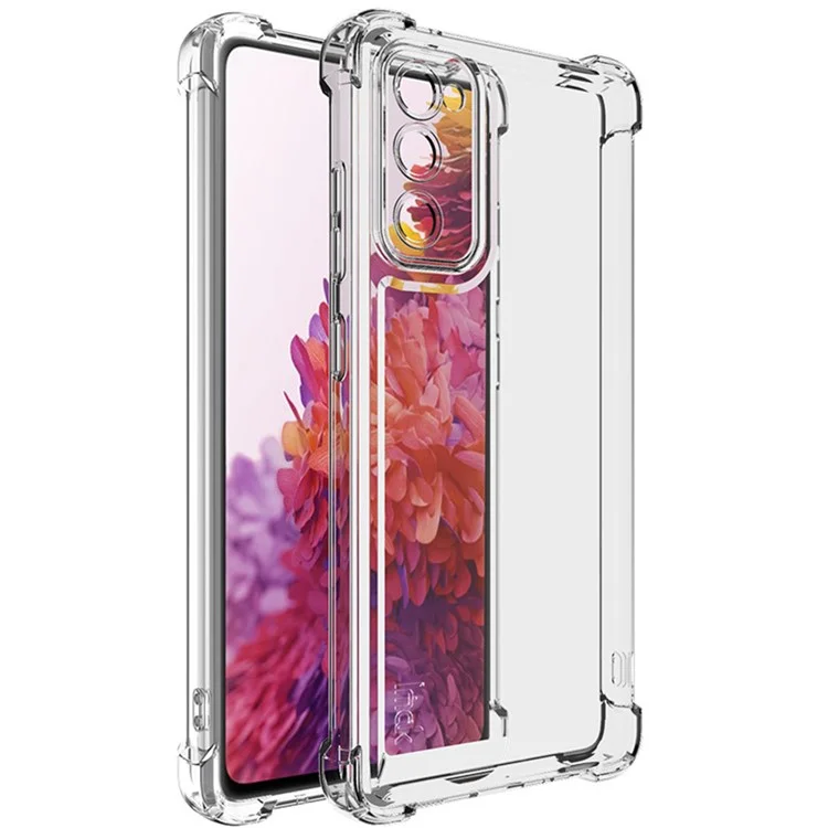 IMAK UX-4 Series for Samsung Galaxy S20 FE 2022 / S20 FE 5G / S20 FE / S20 Lite Case Straight Frame Clear TPU Cover