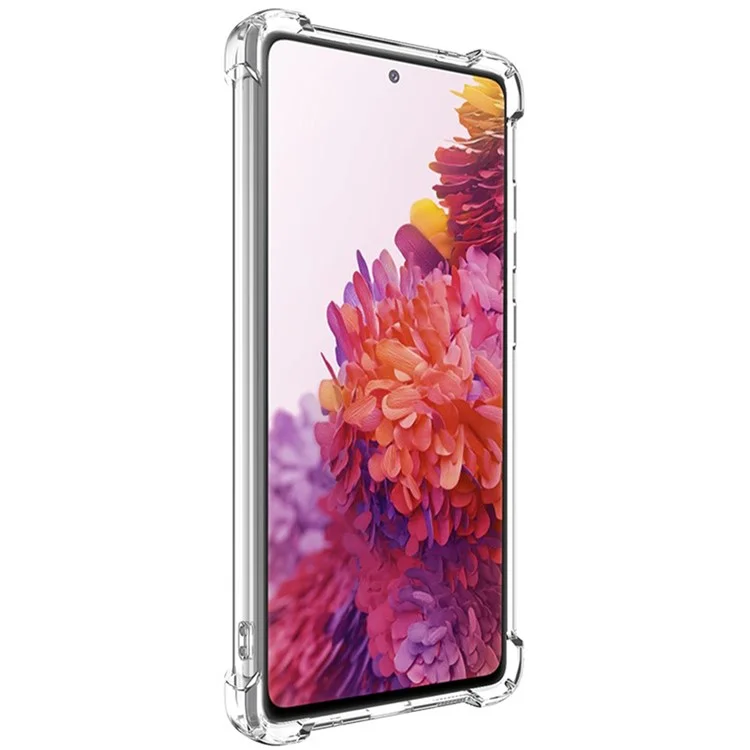 IMAK UX-4 Series for Samsung Galaxy S20 FE 2022 / S20 FE 5G / S20 FE / S20 Lite Case Straight Frame Clear TPU Cover