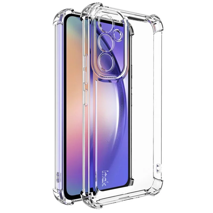 IMAK UX-4 Serie für Samsung Galaxy A54 5G Hülle Gerade Rahmen Vier-Ecken-Stoßfeste Klare TPU-Abdeckung