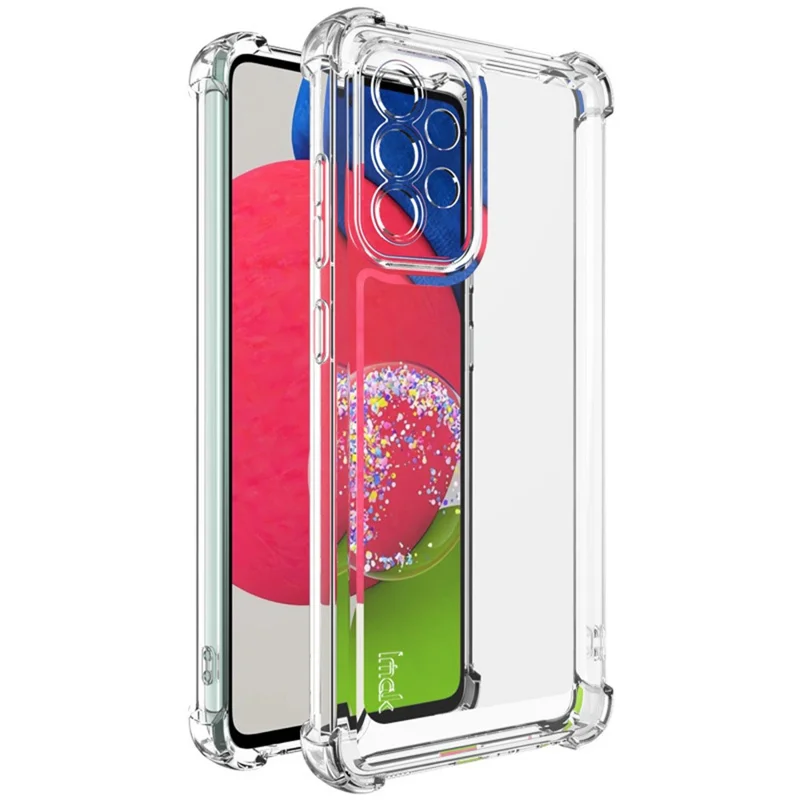 IMAK UX-4 Series for Samsung Galaxy A52s 5G / A52 5G / 4G Case Straight Frame Four Corner Shockproof Clear TPU Cover