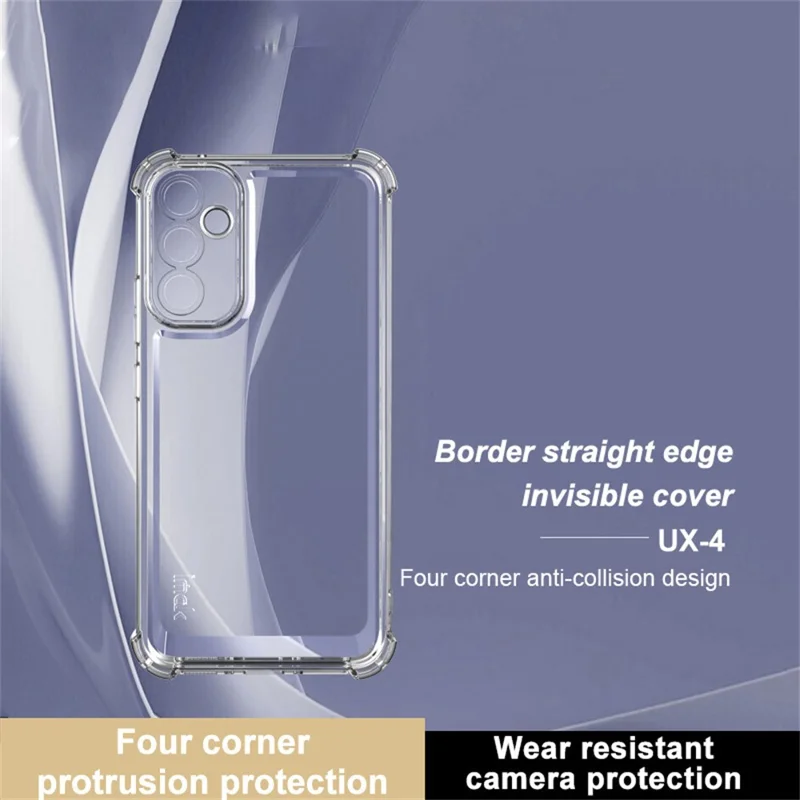 Серия Imak UX-4 Для Samsung Galaxy A34 5G Case Strage Rame Four Corner Shockper Clear Cover Cover