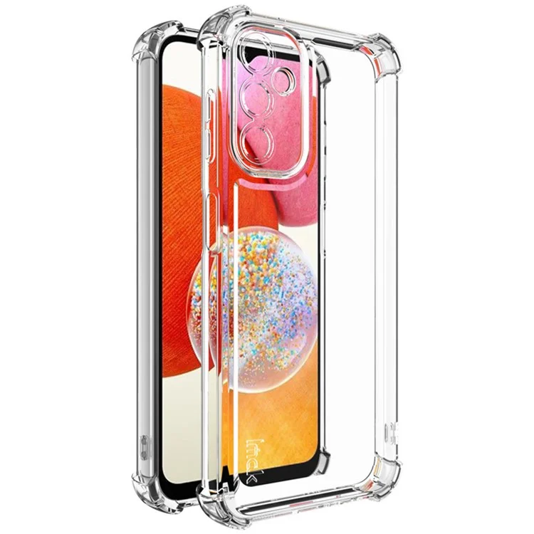 Serie IMAK UX-4 Para Samsung Galaxy A14 5G / Case 4G Marco Recto de Cuatro Esquina Clear TPU Clear TPU Clear TPU