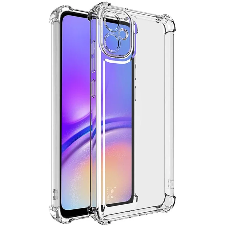IMAK UX-4 Series para Samsung Galaxy A05 4G Funda Straight Frame Four Corner Shockproof Clear TPU Cover