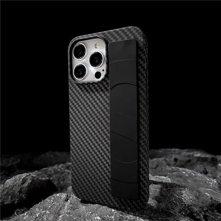 Acquisto di Massa Per Iphone 16 Pro Case Carbon Fibre Texture Copertina Per Telefono PC Duro Con Cinturino in Silicone