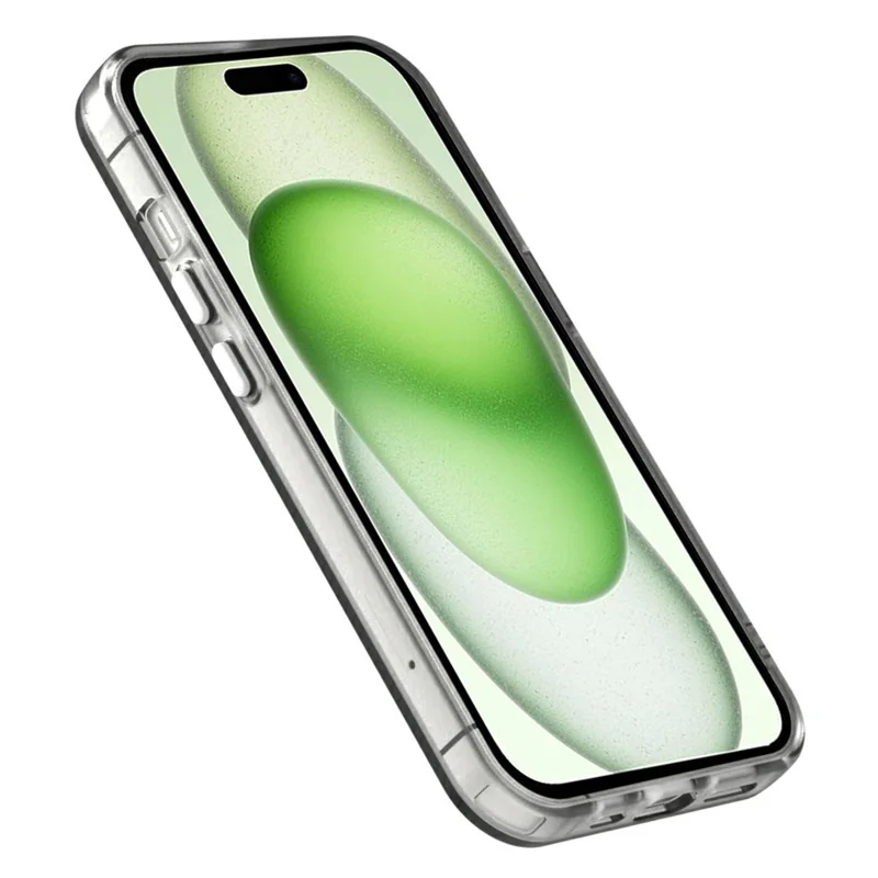 Candy Series For iPhone 15 Case Compatible with MagSafe PC+TPU+PET Anti-Drop Phone Cover - White