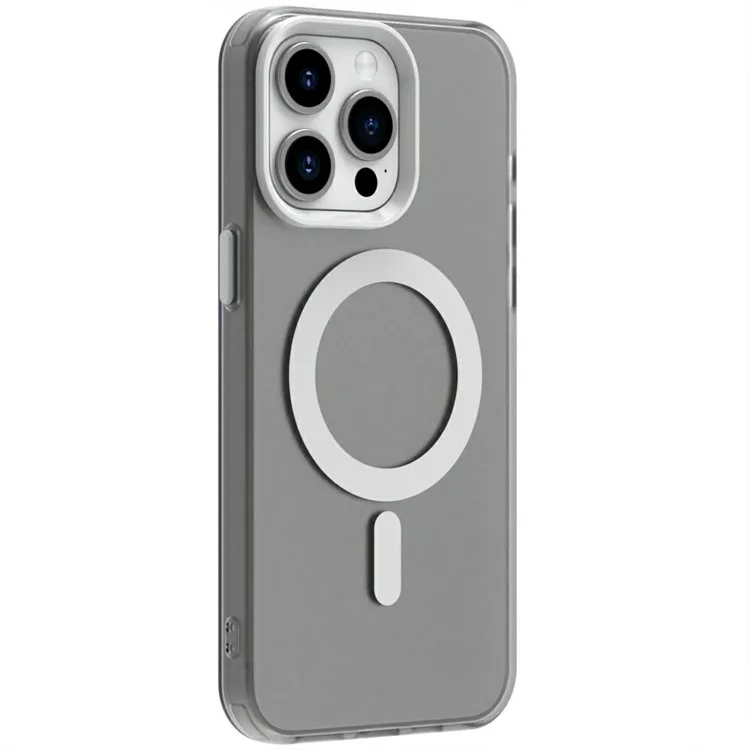 Candy Series Para Iphone 15 Pro Case Compatible Con pc Magsafe+tpu+pet Anti-Drop Cover Cover - Blanco