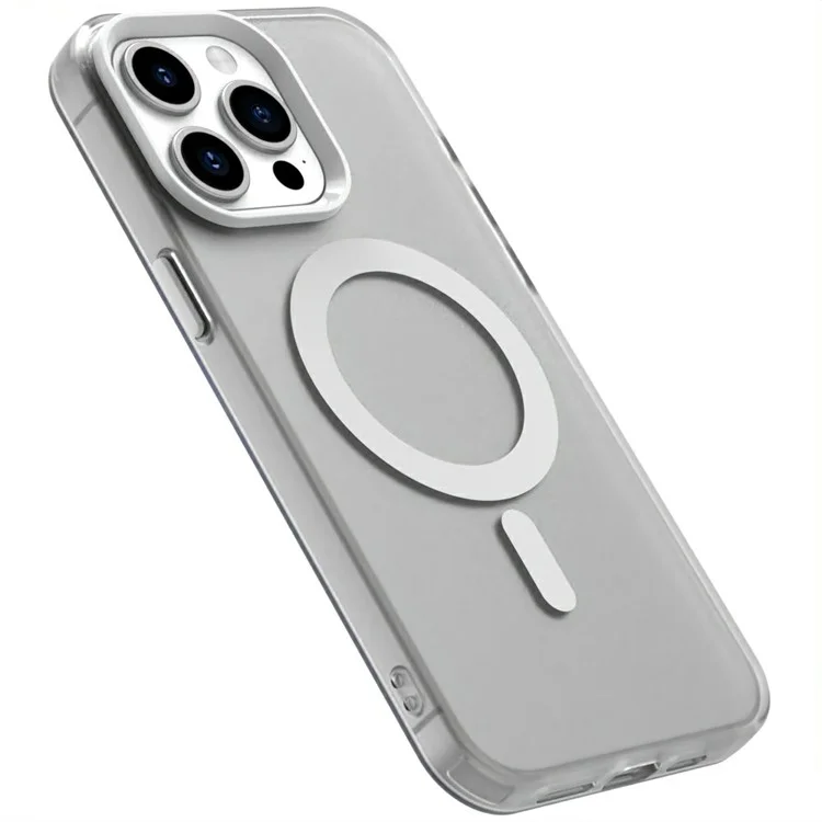 Candy Series Para Iphone 15 Pro Case Compatible Con pc Magsafe+tpu+pet Anti-Drop Cover Cover - Blanco