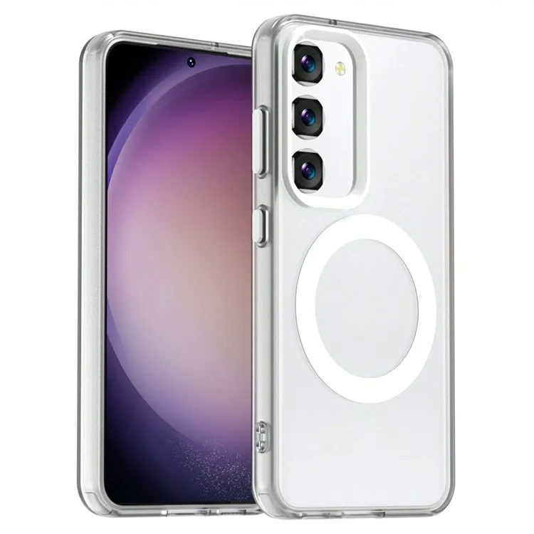 Candy Series Para Samsung Galaxy S23 Case Compatible Con Pc+tpu+pet Anti-Drop Cover Cover - Marrón
