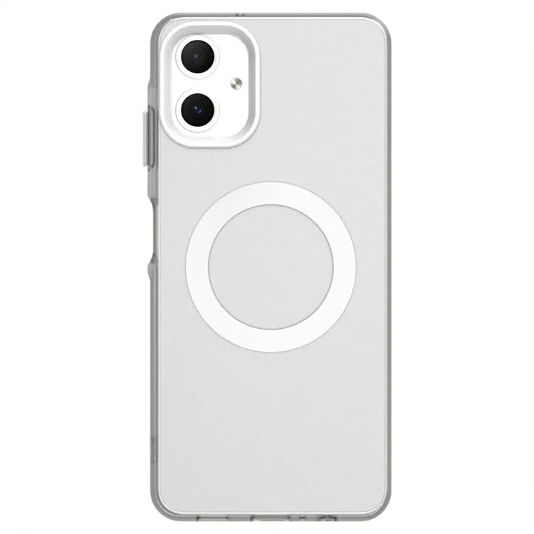 Série de Doces para Capa Samsung Galaxy A06 Compatível com MagSafe PC+TPU+PET Anti-Drop Phone Cover - Branco