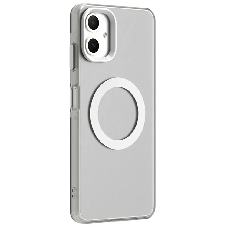 Série de Doces para Capa Samsung Galaxy A06 Compatível com MagSafe PC+TPU+PET Anti-Drop Phone Cover - Branco