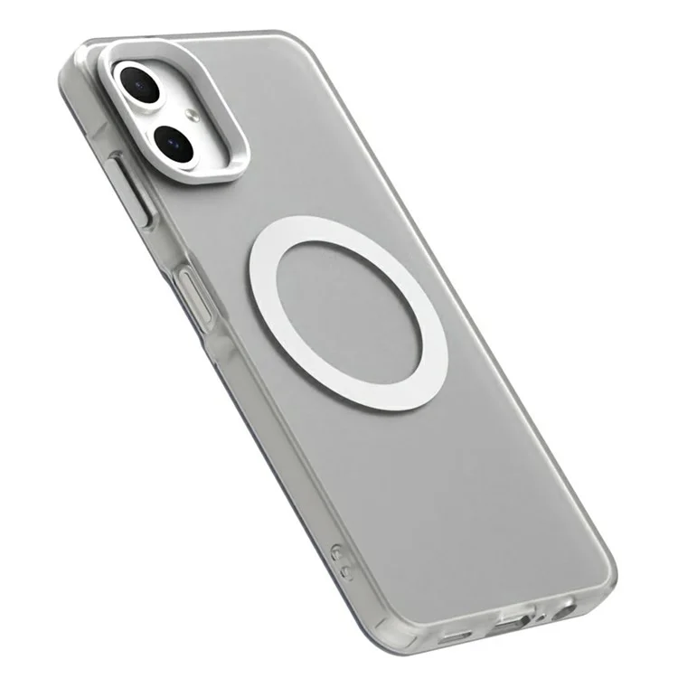 Série de Doces para Capa Samsung Galaxy A06 Compatível com MagSafe PC+TPU+PET Anti-Drop Phone Cover - Branco