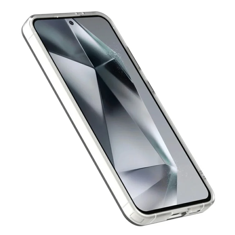 Série de bonbons pour étui compatible avec Samsung Galaxy S25 / S24 avec MagSafe PC+TPU+PET Coque de téléphone anti-chute - Blanc