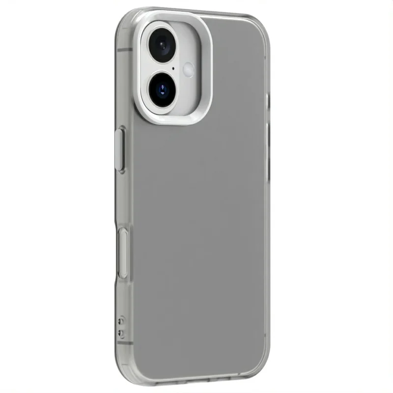 Serie Candy Per Iphone 16 Plus Case Pc+tpu+pet Anti-Drop Cover - Bianco