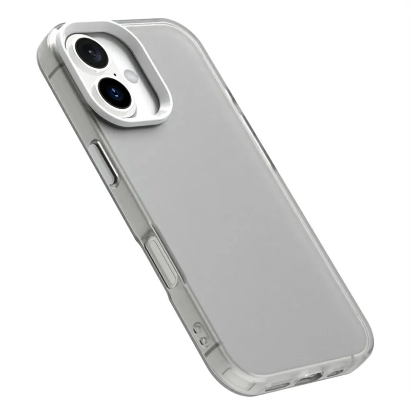 Serie Candy Per Iphone 16 Plus Case Pc+tpu+pet Anti-Drop Cover - Bianco