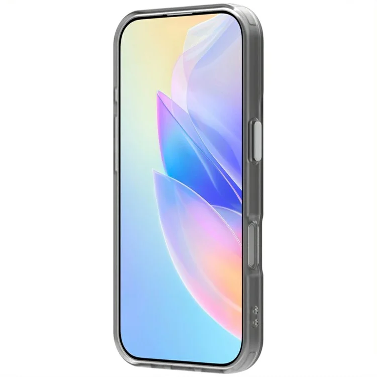 Candy Series For iPhone 16 Pro Case Kompatibel mit MagSafe PC+TPU+PET Stoßfestes Telefongehäuse - Weiß