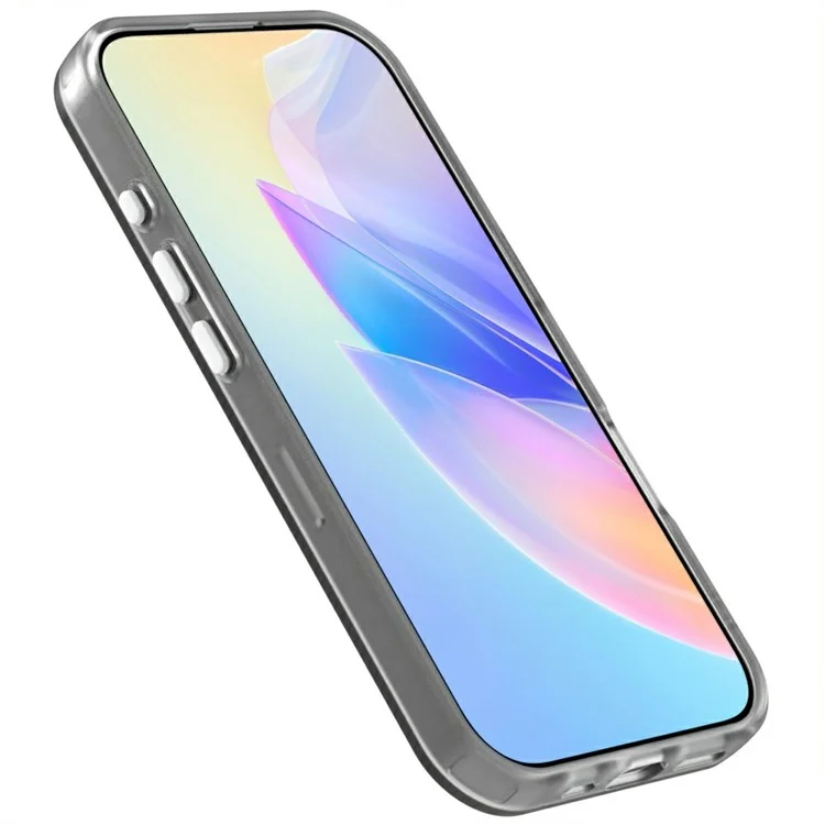 Candy Series For iPhone 16 Pro Case Kompatibel mit MagSafe PC+TPU+PET Stoßfestes Telefongehäuse - Weiß