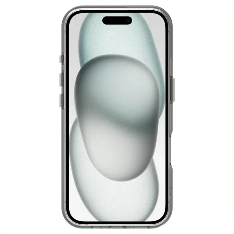 Funda para iPhone 16 de la serie Candy compatible con MagSafe, de PC+TPU+PET, anticaídas - Blanca