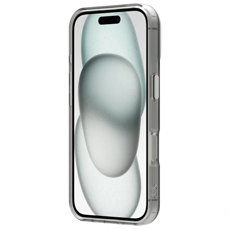 Serie di Caramelle Per Iphone 16 Plus Case Compatibile Con MagSafe PC+TPU+PET Coperchio Anti-drop - Bianco