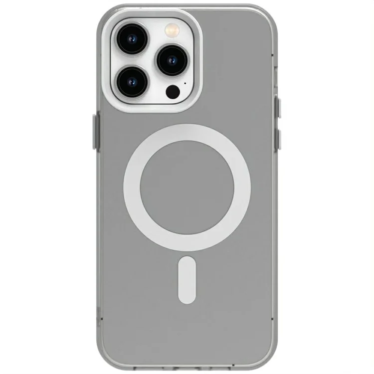 Candy Series Para Iphone 14 Pro Case Compatible Con pc Magsafe+tpu+pet Anti-Drop Cover Cover - Blanco
