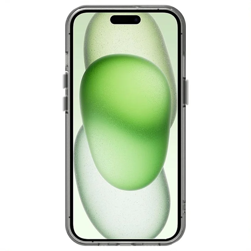 Candy Series For iPhone 15 Case PC+TPU+PET Anti-Drop Phone Cover - White