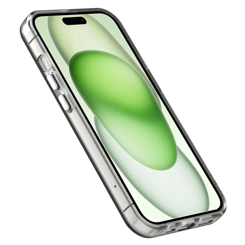 Candy Series For iPhone 15 Case PC+TPU+PET Anti-Drop Phone Cover - White