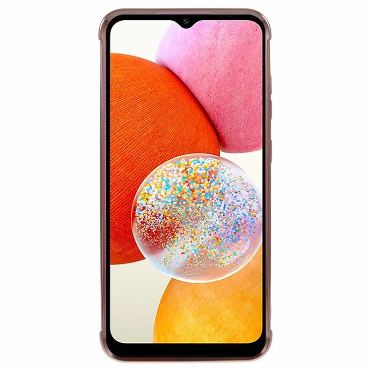 Для Samsung Galaxy A14 4G / 5G Case Case Ealloplated Frame TPU Мягкая Телефонная Крышка - Фиолетовый