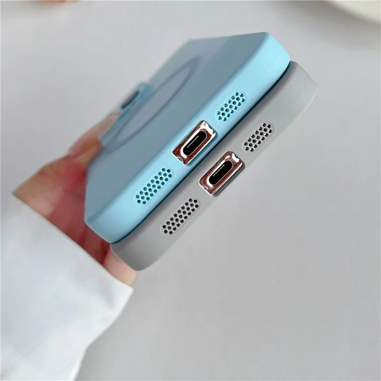 Per Iphone 15 Pro Max Case Compatibile Con il Colore di Giunzione Del Telefono PC Magsafe-touch PC - Arancia