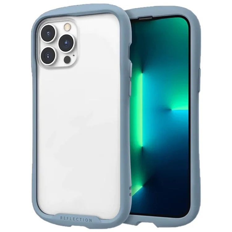 Per iPhone 16 Pro Case Silicone+PC Airbag Corners Shockproof Phone Cover - Blu