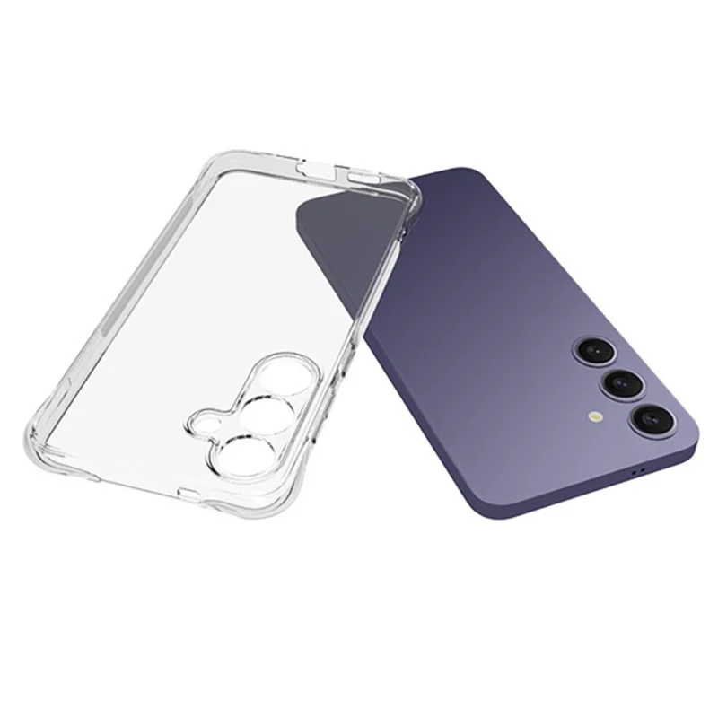 Voor Samsung Galaxy S25+ TPU-telefoonhoesje Antislip Transparant Mobiel Telefoonhoesje