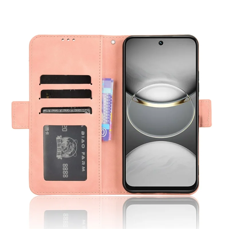 Para TECNO Spark 30C 4G kL5n Funda de cuero Funda de teléfono con múltiples ranuras para tarjetas - Rosa