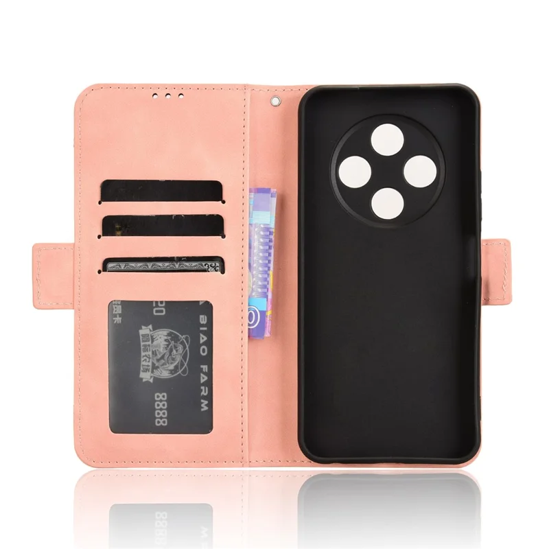 Para TECNO Spark 30C 4G kL5n Funda de cuero Funda de teléfono con múltiples ranuras para tarjetas - Rosa