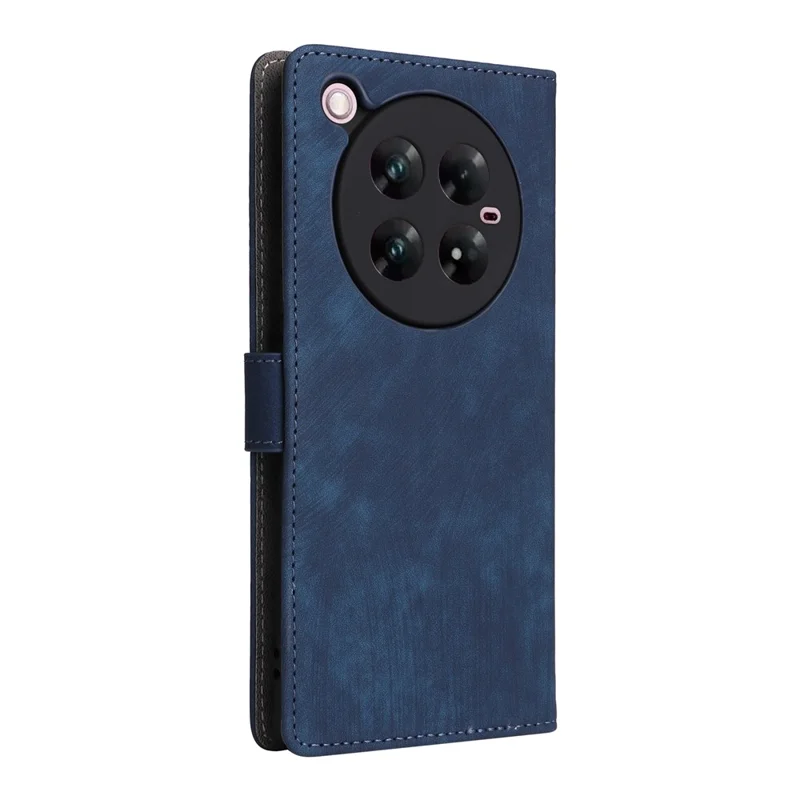 Für Infinix Zero 40 5G X6861 Wallet Case RFID-blockendes PU-Leder-Cover mit Ständerblick - Blau