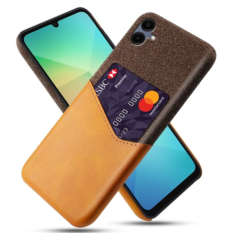 Для Samsung Galaxy A06 Case Tlass Tempure PU - Апельсин
