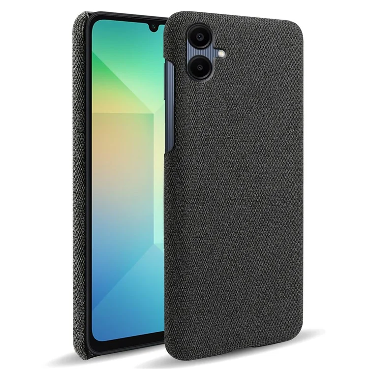 Para Samsung Galaxy A06 Case Texture Anti-Scratch Protective PC Cover Portada - Negro