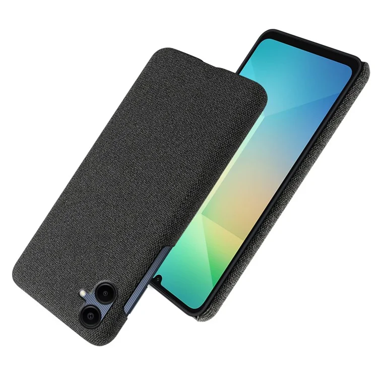 Para Samsung Galaxy A06 Case Texture Anti-Scratch Protective PC Cover Portada - Negro