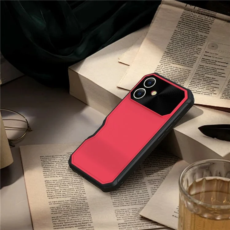GW24 Для Iphone 16 Case, Совместимый с Magsafe Drop-защищенным TPU+PC Protector - Красный