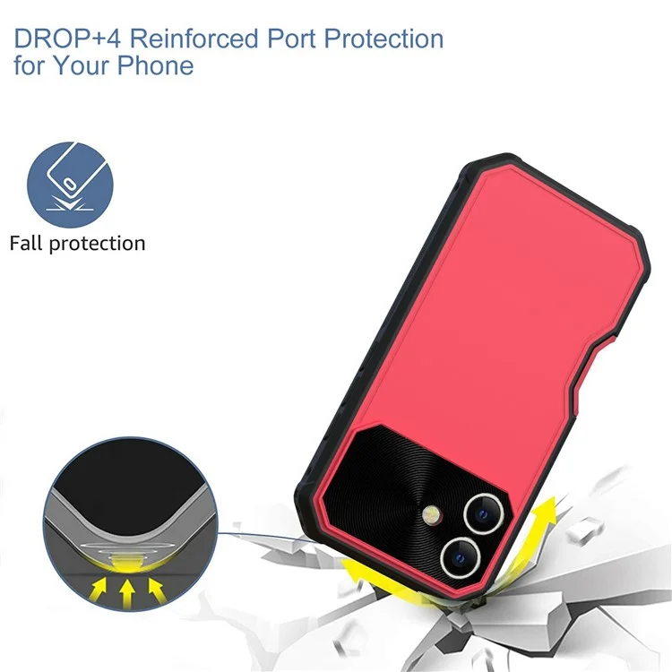 GW24 Для Iphone 16 Plus Case, Совместимый с Magsafe Drop-защищенным TPU+PC Protector - Красный