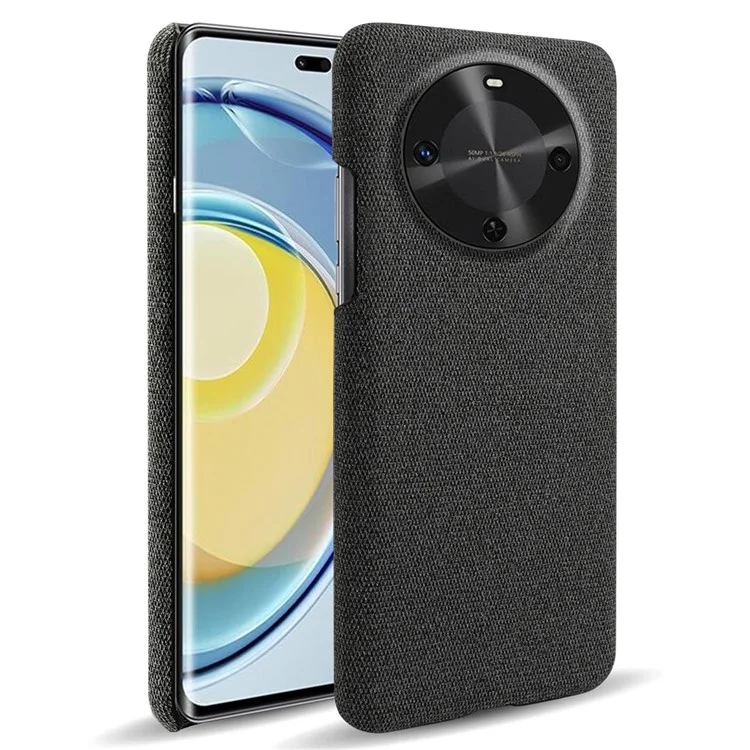 Para Huawei Maimang 30 5g Textura de Pano de Estojo Anti-arranhão Capa de Telefone Para PC Para PC - Preto