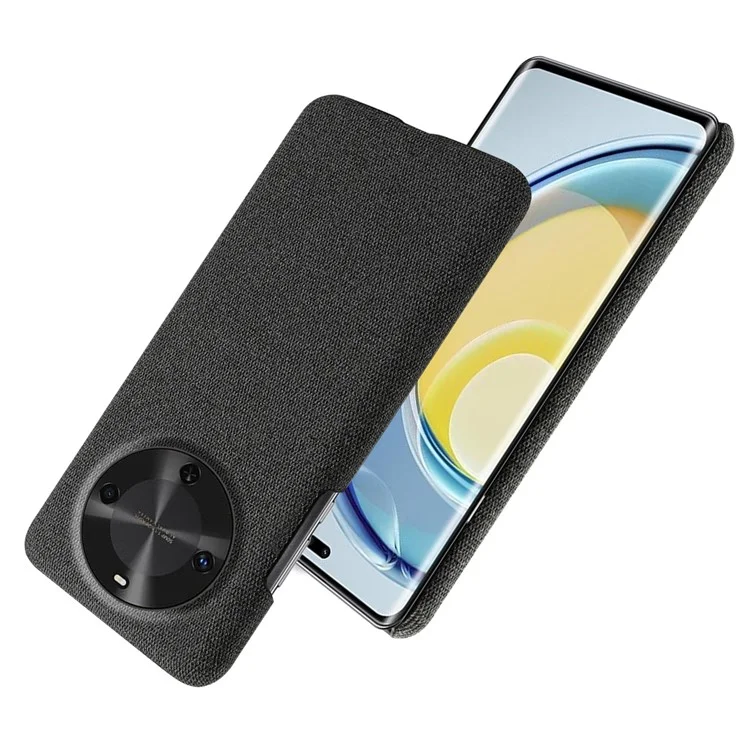 Para Huawei Maimang 30 5g Textura de Pano de Estojo Anti-arranhão Capa de Telefone Para PC Para PC - Preto