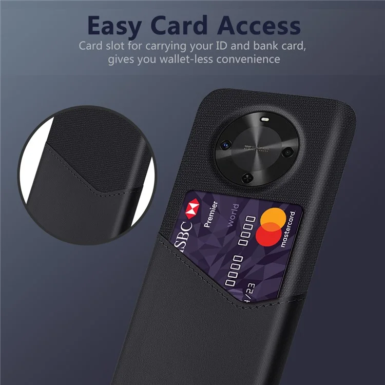 Para Huawei Maimang 30 5g Textura de Pano de Caixa PU - Preto