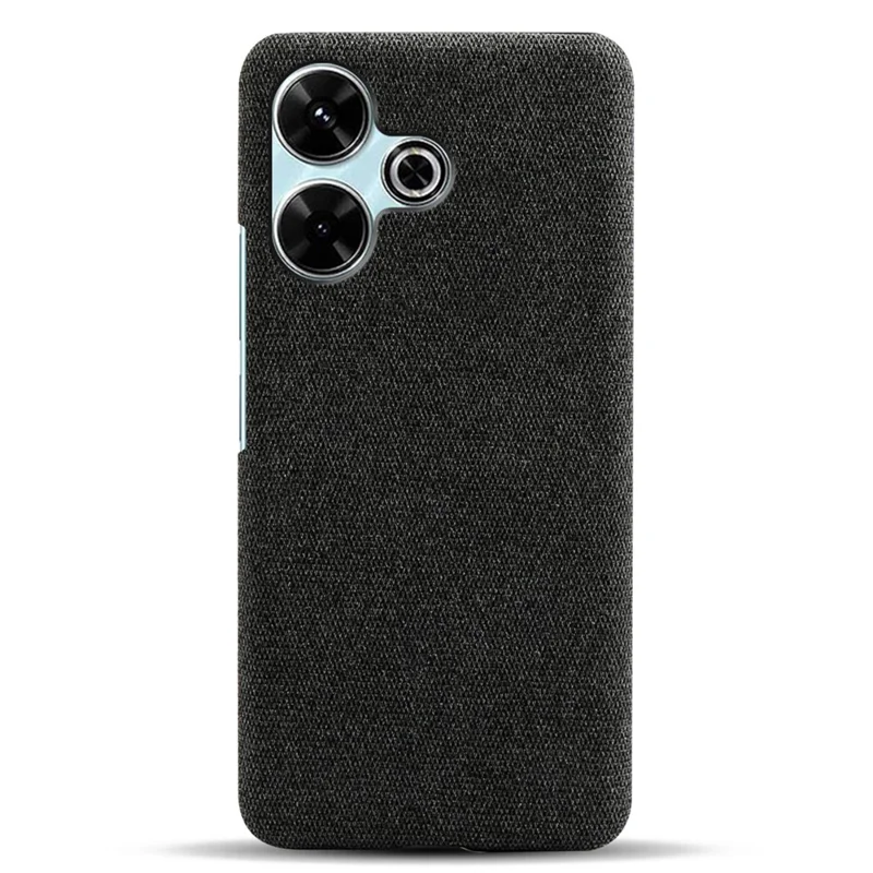 Para Xiaomi Redmi 13 4G Case Textura Anti-Scratch Protective PC Telep Cubierta - Negro