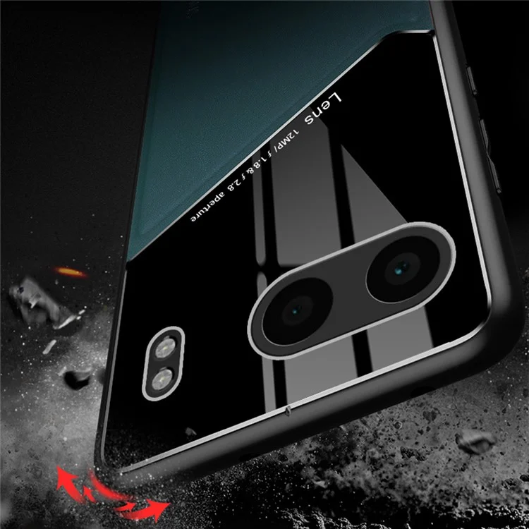 Per OnePlus Nord 4 Case pc Rivestito in Pelle PC+TPU Cover - Arancia