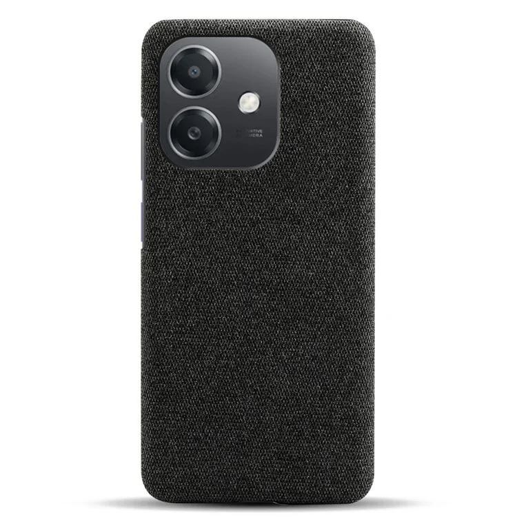 Для Oppo A3x 5G (индия) Текстура Текстура Ткань Против Скребки. - Черный