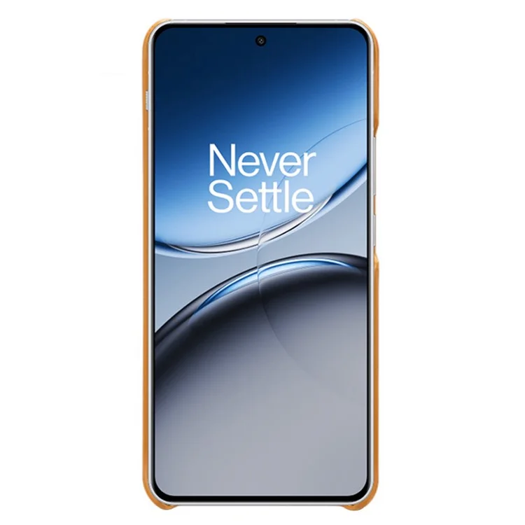 Para o Case OnePlus Nord 4 Slots de Cartão Duplo PU Couro + PC Duro Capa do Telefone - Laranja